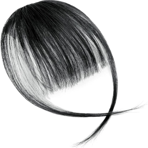 PHOCAS Clip in Human Hair Fringe Bangs - Picture 2 of 11